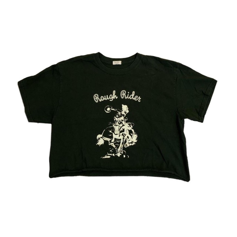 Brandy Melville Rough Rider cropped shirt